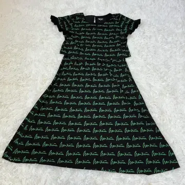 SONIARYKIEL 소니아 리키엘 컬렉션 패턴 원피스 블랙