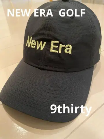 New Era 9THIRTY 블랙 캡 뉴에라