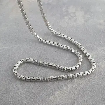 Toku 목걸이 베네치아 체인 50cm 실버 925