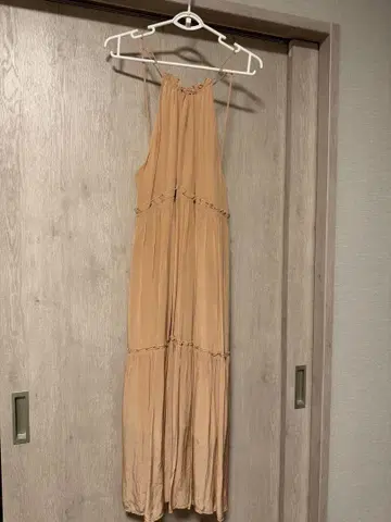 ZARA 백리스 롱 원피스