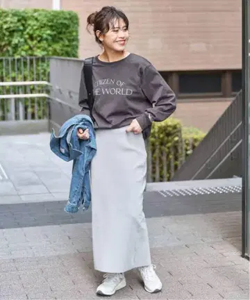 Spick & Span 스픽 앤 스팬 라메 골지 타이트 스커트
