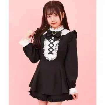 Secret Honey 프론트 레이스업 셋업 (리본 없음)