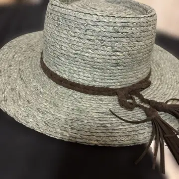 GRACE CONTINENTAL 밀짚모자 그린