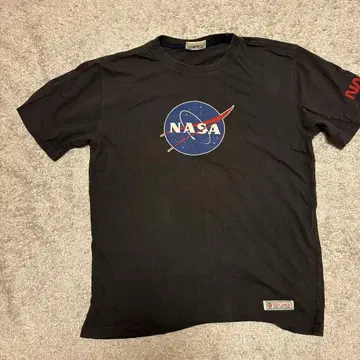 NASA 로고 티셔츠 M 블랙
