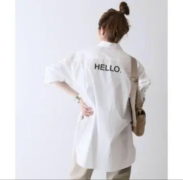 인기! FRAMeWORK 프레임워크 브로드 백 로고 셔츠