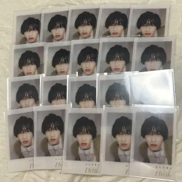 미치에다 슌스케 폴라로이드풍 트레이딩 카드 I Wish