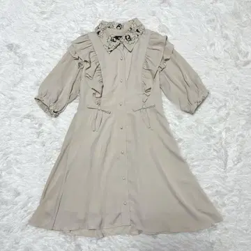 ROJITA 로지타 원피스 지뢰계 양산형 귀여운 프릴