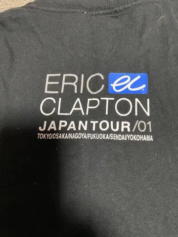 ERIC CLAPTON 에릭 클랩튼 world tour T셔츠