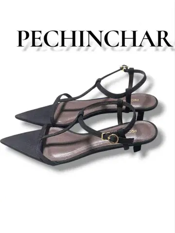 미사용 새상품 PECHINCHAR 포인티드 토 스트랩 샌들
