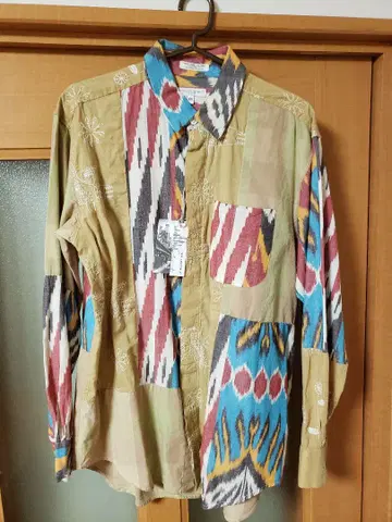 ENGINEERED GARMENTS 숏 칼라 콤보 셔츠