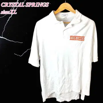 CRYSTAL SPRINGS MADE IN USA 피케 셔츠 화이트 XL