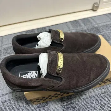 Vans 스웨이드 브라운 슬립온
