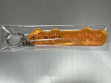 back number 랜덤 PVC 리플렉터 키링