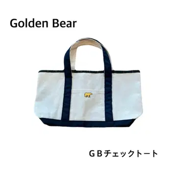 Golden Bear 골든 베어 GB 체크 토트 토트백