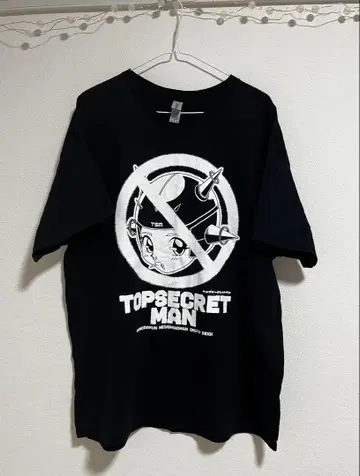 탑 시크릿맨 티셔츠 블랙 XL