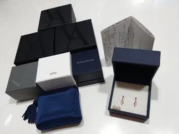 K10 핑크 골드 다이아몬드 귀걸이 매장 클리닝 완료 케이스 덤 포함