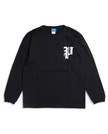 PHATRNK 로고 긴팔 티셔츠 블랙