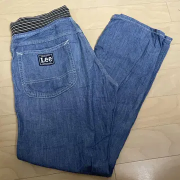 일본제 LEE 라이트 온스 데님 이지 팬츠 2way 샴브레이