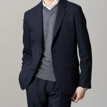 셋업 테일러드 자켓 슬랙스 네이비 나노 유니버스
