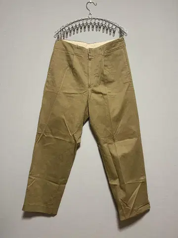 AURALEE WASHED FINX CHINO TAPERED PANTS