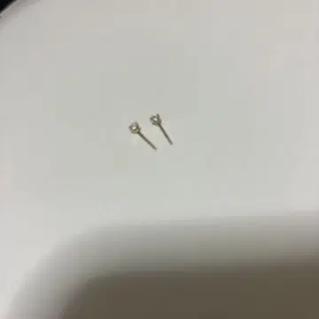 k10 금 지르코니아 귀걸이 2개