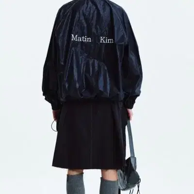 MATIN KIM HIGH NECK WINDBREAKER ZIP UP MATIN KIM | 마뗑킴 Matin