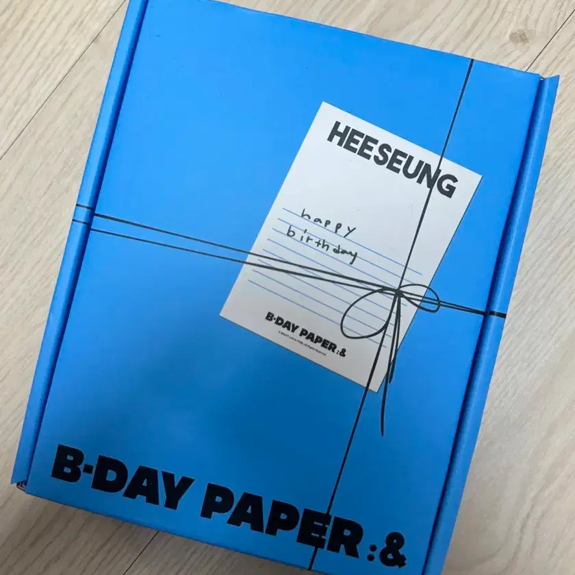 ENHYPEN ヒスン B-DAY PAPER(未開封) ENHYPEN | 엔하이픈 Enhyphen Heeseung Birthday MD B-DAY PAPER