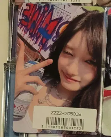 ive 소니뮤 럭키드로우 트레이딩 카드 이서 be alright