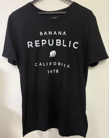 BANANA REPUBLIC 티셔츠 L 블랙