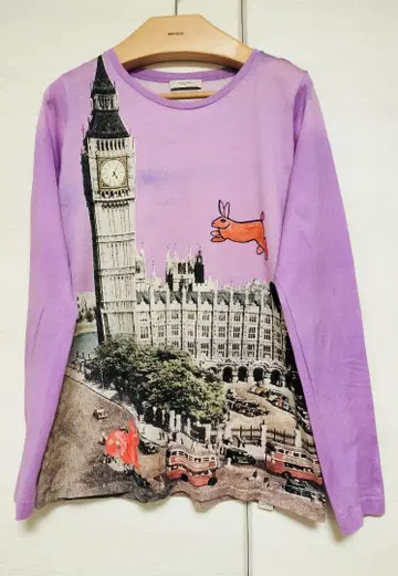 폴스미스 PAUL SMITH 프린트 티셔츠 긴팔 XL 토끼