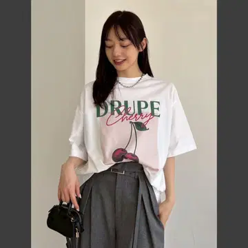 FRAY I.D(프레이 아이디) 후르츠 프린트 셔츠