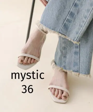 mystic 미스틱 스트랩 샌들 22.5cm 플랫 샌들