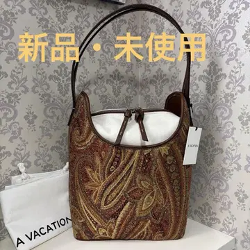 A vacation 핸드백 오렌지 페이즐리 미사용 새상품