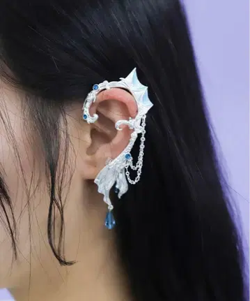 axes femme(엑시즈팜) 머메이드 스토리 이어커프 실버
