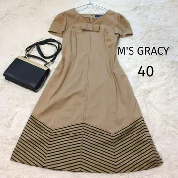 2Wey M'S GRACY 베이지 반팔 원피스 사이즈 40