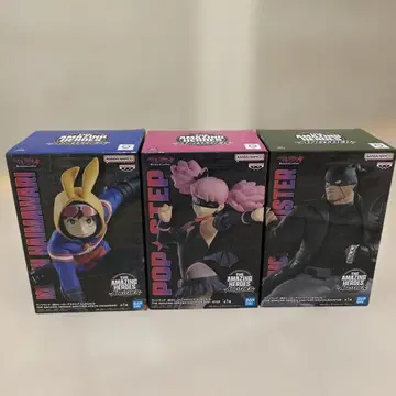 AMAZING HEROES 액션 피규어 3체 세트