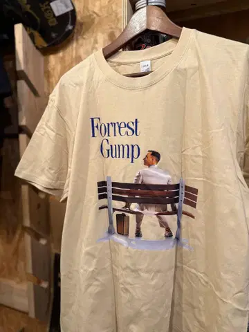 영화 포레스트 검프 Forrest Gump 티셔츠 베이지