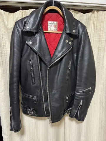 Lewis Leathers 블랙 더블 라이더 자켓