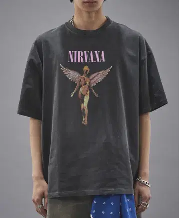 NIRVANA T셔츠 다크 그레이 PUBLUX