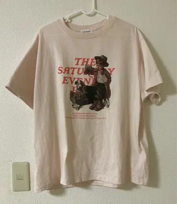 LEPSIM The Saturday Evening Post 프린트 T