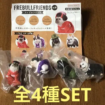 프렌치 불독 프렌즈 전 4종 세트