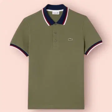 LACOSTE 올리브 그린 피케 셔츠 레귤러 핏 XL 새상품