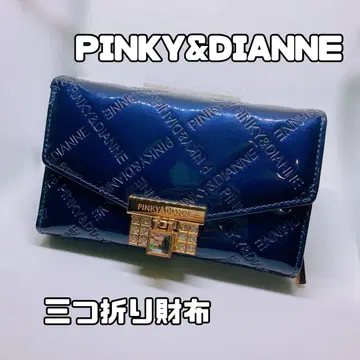 PINKY&DIANNE 3단 폴더형 지갑 네이비