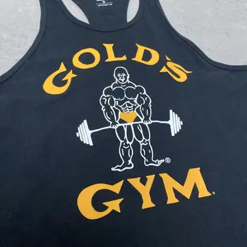 GOLD'S GYM 탱크탑 블랙 골드짐