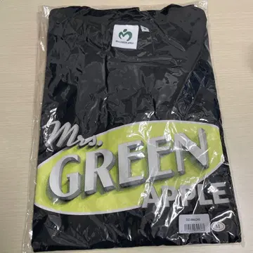 Mrs. GREEN APPLE 스프링 굿즈 T셔츠 블랙 미개봉 새상품