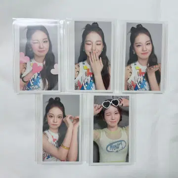 NiziU CLAP CLAP 트레이딩 카드 5장 세트 아야카