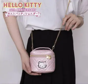 HELLO KITTY 퀼트 베니티 숄더백