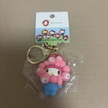 산리오 마이멜로디 엑스포 먣쿠먣쿠 입체 마스코트 키링
