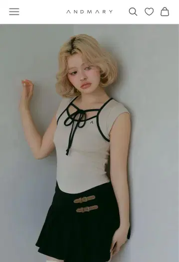앤드메리 에마 리본 톱