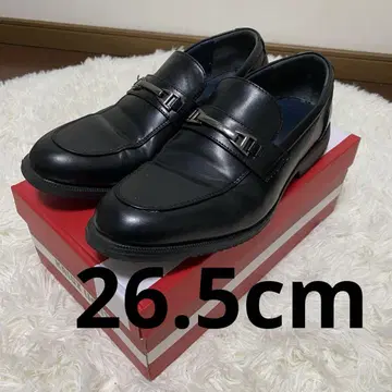 블랙 로퍼 26.5cm 금속 장식 남성용 신발 비즈니스